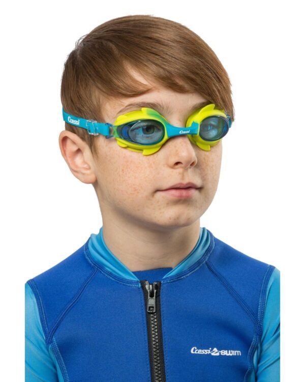 Gafas de Natación Cressi Seahorse Verde/Azure | Seguras y Cómodas para Niños de 4 a 8 Años - Image 6